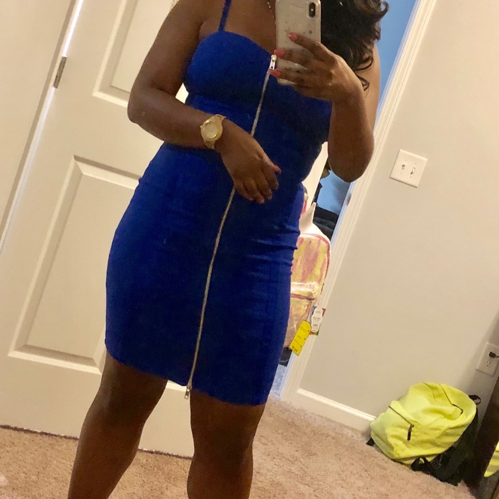 Blue body con